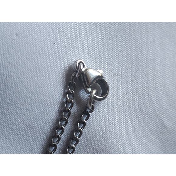 US BASED Authentic Vintage Chanel CC Faux Pearl Drop Pendant Necklace - Picture 8 of 10